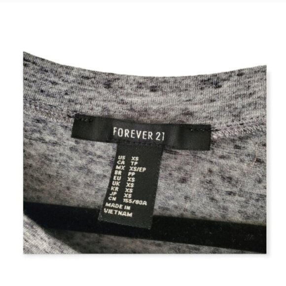FOREVER21 Pepper Gray Tunic Dress Top - Picture 4 of 5